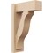 Ekena Millwork 5 1/2-in W x 12-in D x 20-in H Funston Block Rough Cedar Woodgrain TimberThane Outlooker, Primed Tan OUTUR055X12X20FST44RCPR - alternate 1